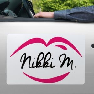 Nikki M Car Magnet